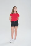 REMERA ALGODON C/LYCRA ROJO