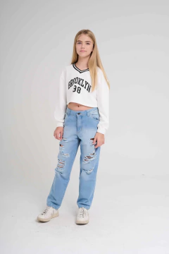 1063- JEAN MOM FULL ROTURAS INDHIRA - comprar online