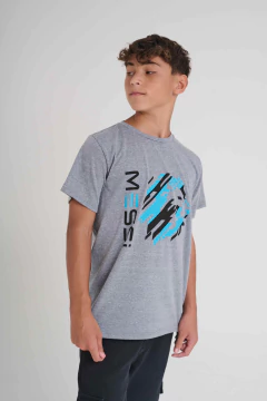 REMERA ENNIO GRIS TOPO - Gimos