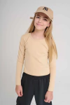 1089- REMERA MANGA LARGA ALGODON C/LYCRA BEIGE - comprar online