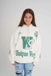 1166/ BUZO FRISADO CON CAPUCHA UNIQUE WAY CRUDO - comprar online