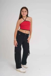 PANTALON CARGO NEGRO - comprar online