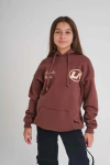 1158/ BUZO FRISADO UNISEX CON CAPUCHA ATHL CHOCO - comprar online