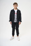1088- PANTALON CARGO NEGRO