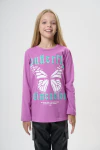 REMERA MANGA LARGA BUTTERFLY VIOLETA - comprar online