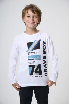 REMERA MANGA LARGA BRAVE BOY - comprar online
