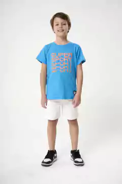 REMERA WENCESLAO CELESTE - comprar online