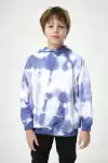 1006- BUZO BATIK LINEAL AZUL