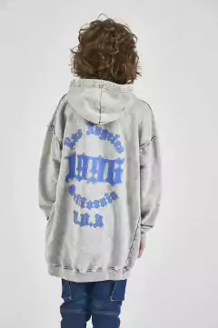 BUZO MAURICIO RUSTICO TEÑIDO AZUL - Gimos