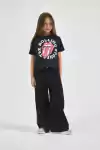 PANTALON ANCHO GABARDINA NEGRO