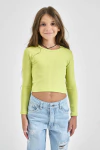 REMERA MANGA LARGA ALANA VERDE LIMA - comprar online