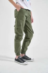 1088- PANTALON CARGO VERDE - comprar online