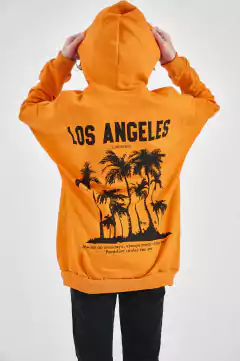 BUZO LOS ANGELES NARANJA - comprar online