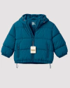 003-CAMPERA UNISEX IMPORTADA CON BOLSITA MOCHILA AZUL - comprar online
