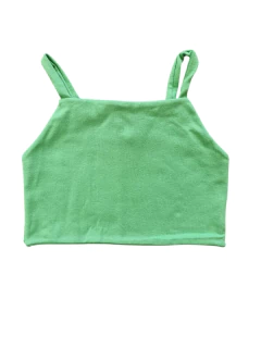 TOP ALGODON C/LYCRA VERDE - comprar online