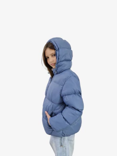 003-CAMPERA UNISEX IMPORTADA CON BOLSITA MOCHILA MARTU AZUL - Gimos