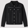 CAMPERA DE GABARDINA CON TACHITAS - comprar online