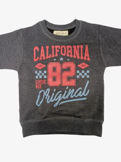 BUZO CUELLO REDONDO CALIFORNIA 82 GRIS OSCURO en internet
