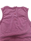 BODY BEBE CON VOLADO Y BOTONES SNAP FUCSIA - comprar online