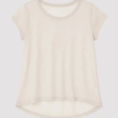 REMERA HILADO LUREX BEIGE CLARO - comprar online