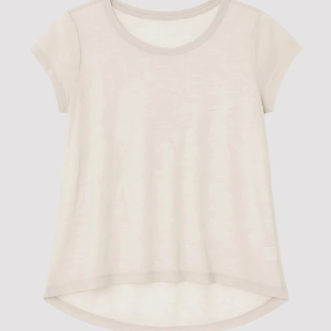 REMERA HILADO LUREX BEIGE CLARO - comprar online