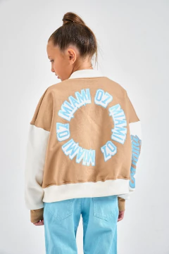 CAMPERA UNIVERISTARIA GENOVEVA CAMEL - comprar online