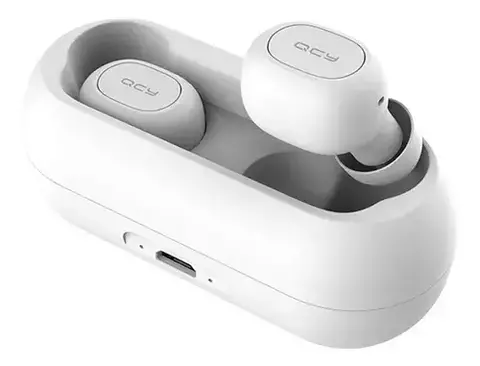 Auriculares in-ear inalámbricos QCY T1C blanco - comprar online
