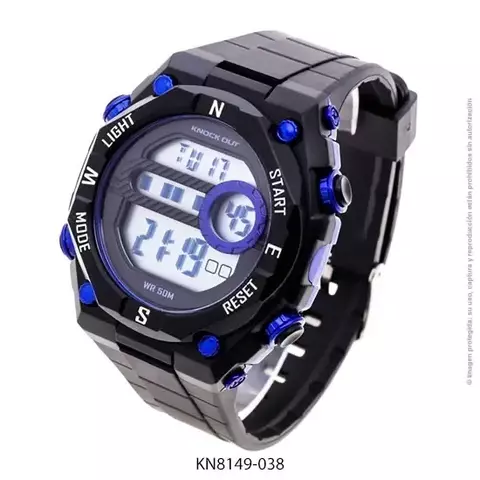 Reloj digital deportivo con correa