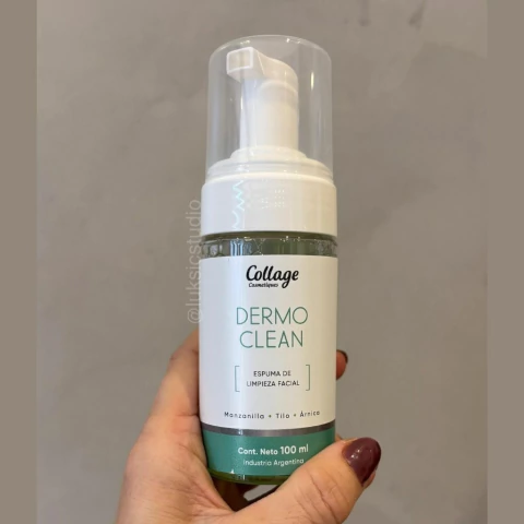 Collage Cosmetiques espuma de limpieza facial dermoclean con manzanilla, tilo y árnica