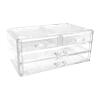 Organizador de Acrílico 4 Cajones (23x10x13)