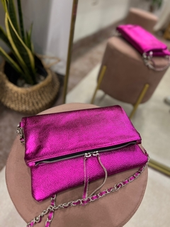Bandolera tini rosa metalizado - RAMÉ