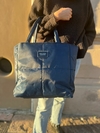 Cartera Puffer azul