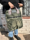 Mochila Pilar Verde y nude