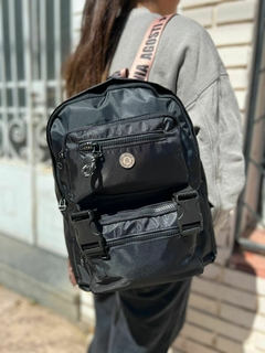 Imagen de Mochila Catalina Negra y Nude