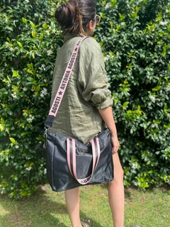 Cartera TEXAS negra y nude