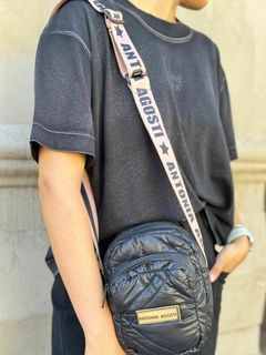 Bandolera Alaska Negra y nude