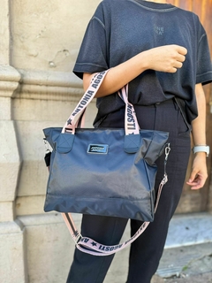 Cartera TEXAS negra y nude