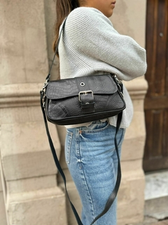 Cartera Tati Flotter croco negro