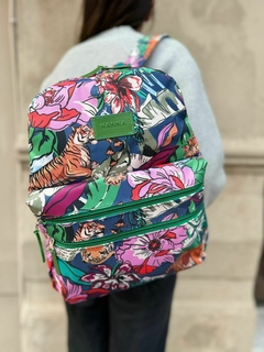 Mochila Blonda Tigre Floral