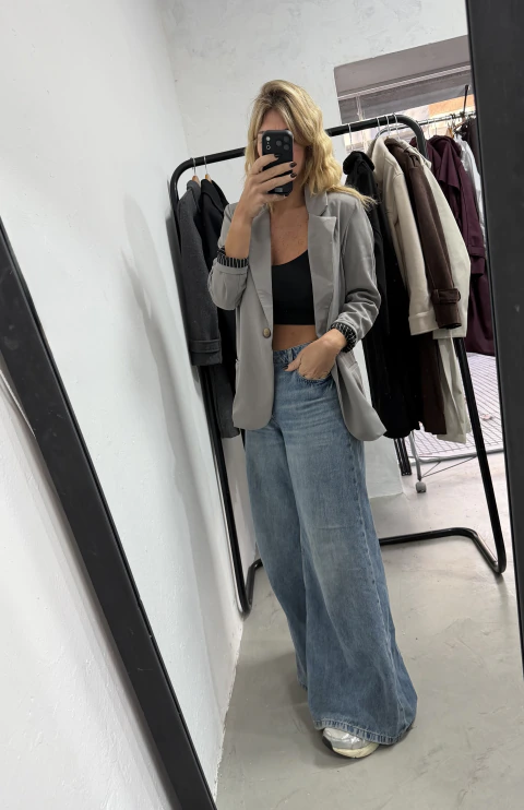 Blazer sastrero recto ALMA en internet