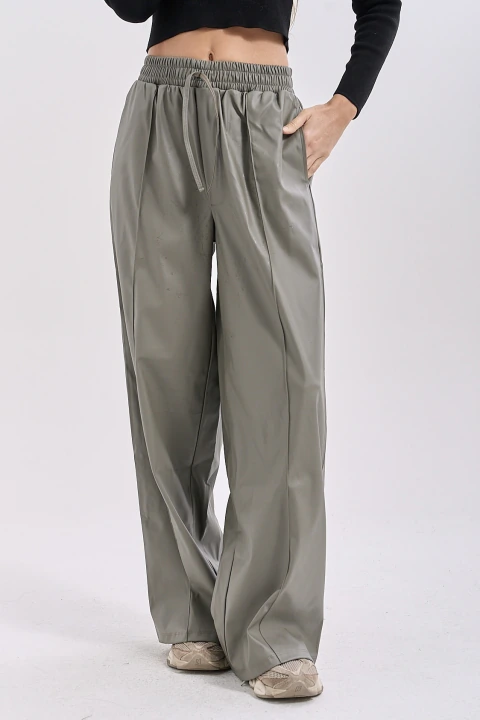 Imagen de Pant ancho cuero YORU