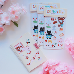 MERIENDA CLUB ♥ Plancha de stickers ₊˚⊹♡ - tienda online