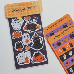 TRICK OR TREAT ♥ Plancha de stickers - My Little Paradise