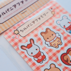 SYLVANIAN VALENTINES ♥ Plancha de stickers en internet