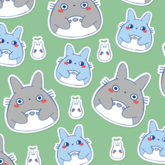 ♥ TOTORO♥ maxi stickers - comprar online