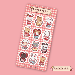 SYLVANIAN VALENTINES ♥ Plancha de stickers - comprar online