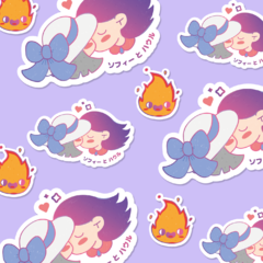 ♥ HOWL & SOPHIE ♥ maxi stickers