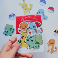 POKEMON STARTERS! Set de stickers en internet