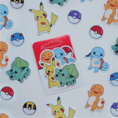 POKEMON STARTERS! Set de stickers