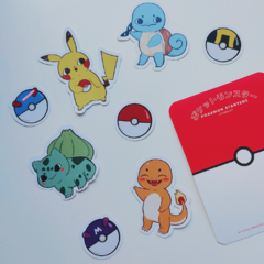 POKEMON STARTERS! Set de stickers - My Little Paradise